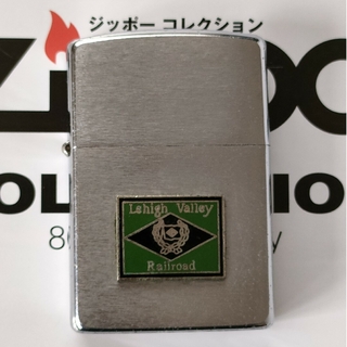 ジッポー(ZIPPO)の【ZIPPO・ジッポー】1994年　　　　★US鉄道メタル貼り★(タバコグッズ)