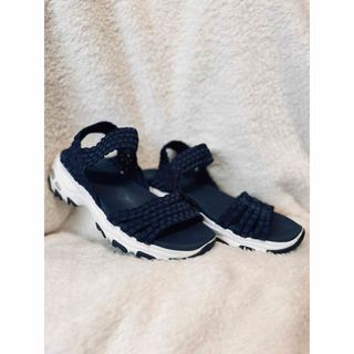 スケッチャーズ(SKECHERS)のスケッチャーズ　スポーツサンダル　24.0 ネイビー(サンダル)