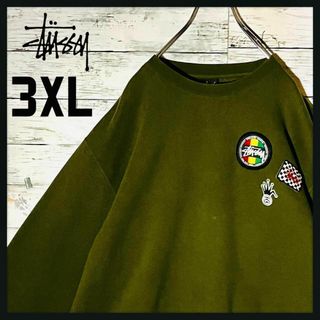 ステューシー スウェット(メンズ)(グリーン・カーキ/緑色系)の通販 ステューシー スウェット(メンズ)(グリーン・カーキ/緑色系)の通販