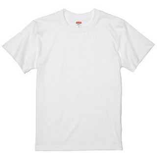 男女兼用　Tシャツ　無地　白T(Tシャツ/カットソー(半袖/袖なし))