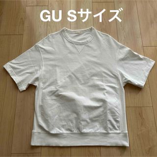 ジーユー(GU)のGU スウェTシャツ 5分袖(Tシャツ/カットソー(半袖/袖なし))