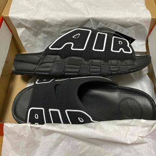 ナイキ(NIKE)のNIKE AIR MORE UPTEMPO SLIDE Black 29(サンダル)