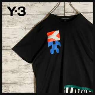 Y-3 - 【限定コラボ】ワイスリー×アディダス☆ワンポイント　ロゴ満載　Tシャツ　即完売
