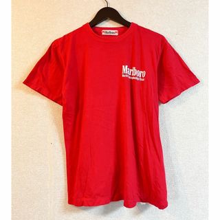 マールボロ（Marlboro）　ロゴ　半袖　Tシャツ　レッド　赤　0503(Tシャツ/カットソー(半袖/袖なし))