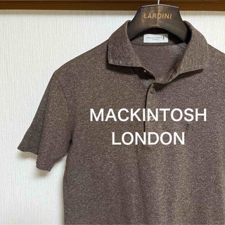 MACKINTOSH - 【極美品】MACKINTOSH LONDON イズミールコットン鹿の子ポロシャツ