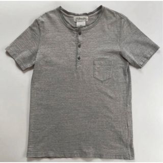 レミレリーフ(REMI RELIEF)のREMI RELIEF 半袖ヘンリーネック Tシャツ XL グレー(Tシャツ/カットソー(半袖/袖なし))