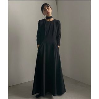 アメリヴィンテージ(Ameri VINTAGE)のAmeri  新品未使用♡ TRICOT TIE SET DRESS♡(ロングワンピース/マキシワンピース)