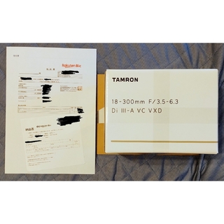 タムロン(TAMRON)の専用 TAMRON 18-300mm 3.5-6.3 DiIIIA VC VXD(レンズ(ズーム))