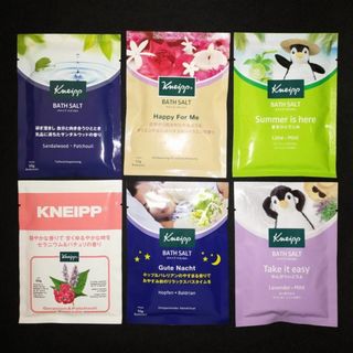 クナイプ(Kneipp)のクナイプ バスソルト 6袋 6種類 入浴剤(入浴剤/バスソルト)