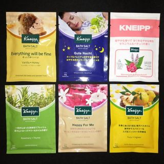 クナイプ(Kneipp)のクナイプ バスソルト 6袋 6種類 入浴剤(入浴剤/バスソルト)