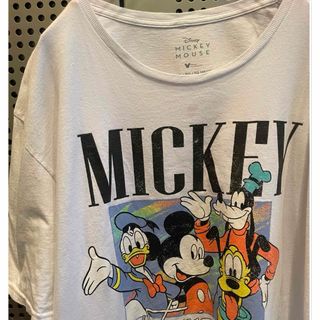 Disney - 古着　ヴィンテージ　Tシャツ　プリントTシャツ　disney ミッキー　カラフル