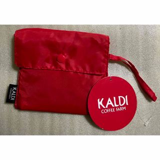 カルディ(KALDI)のカルディ　エコバッグ　レッド(エコバッグ)