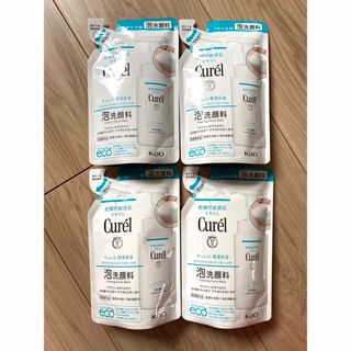 Curel - 【新品未開封】4個セット：キュレル 泡洗顔料 つめかえ用 130ml 