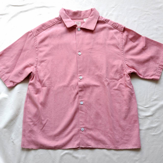 Levi's - 表記サイズS メンズL位 Levi's リーバイス 半袖シャツ ピンク色 綿 