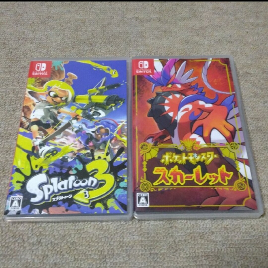 スプラトゥーン3&ポケットモンスタースカーレット スプラトゥーン3&ポケットモンスタースカーレット