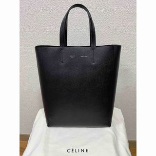 セリーヌ(celine)の【極美品】CELINE 旧ロゴ バーティカルカバ スモール セリーヌ フィービー(トートバッグ)