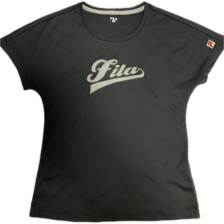FILA - フィラ Fila Tシャツ 黒 L