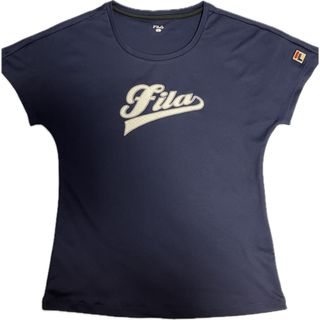 フィラ(FILA)のフィラ Fila Tシャツ ロゴ ネイビー L(ウェア)