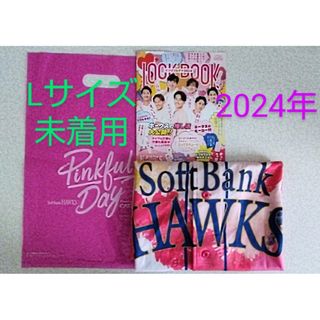★2024年★Lサイズ:冊子付★ピンクフルデーユニフォーム★ソフトバンクホークス