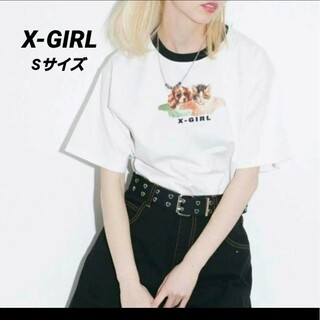 エックスガール(X-girl)のエックスガール★X-girl DOG＆CAT ANGEL S/S TEE(Tシャツ(半袖/袖なし))