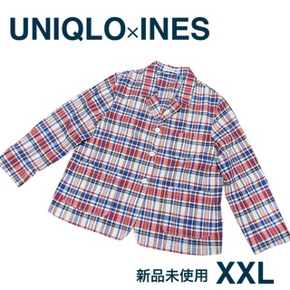 ユニクロ(UNIQLO)の新品未使用 UNIQLO×INESリネンコットンカバーオール XXL(テーラードジャケット)
