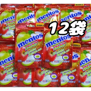 Kracie - 期間限定　メントスDUO 　レッド＆グリーンアップルソーダ　12袋
