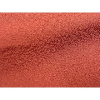 平和屋野田店■上質な色無地　紋意匠　赤紅色　逸品　BAAD1289yc(着物)