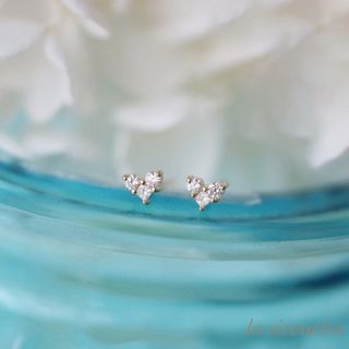 TODAYFUL - heart twinkle zirconia pierce