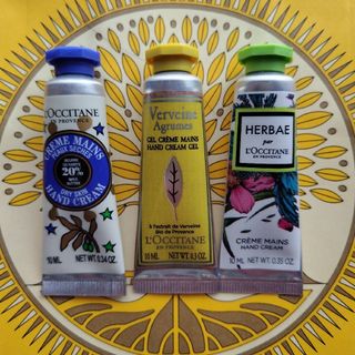 ロクシタン(L'OCCITANE)のロクシタンハンドクリーム10mlシア&ヴァーベナ&エルバヴェール(ハンドクリーム)