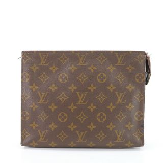 ルイヴィトン(LOUIS VUITTON)のルイヴィトン モノグラム ポッシュ トワレット26 M47542 レザー セカンドバッグ クラッチ 書類 ポーチ 通勤 メンズ EEM 0221-E17(セカンドバッグ/クラッチバッグ)