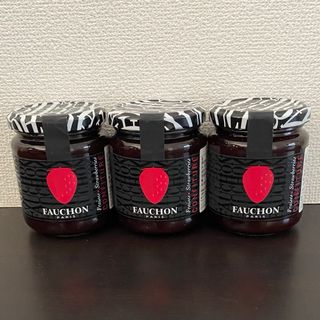 フォション(FAUCHON)の【フォション】ストロベリージャム　いちごジャム　250g 3本(缶詰/瓶詰)