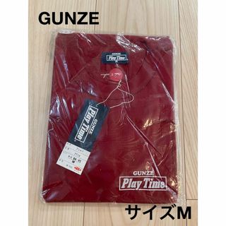 GUNZE - 新品！！＊グンゼ：サイズM：エンジ色の半袖Tシャツ＊