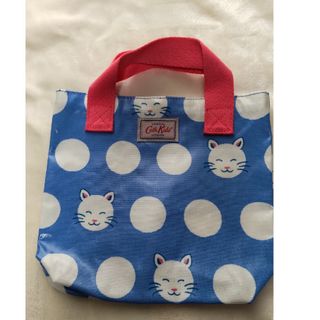 Cath Kidston - 【未使用品】キャスキッドソン　猫と水玉のミニバッグ