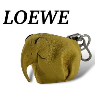 ロエベ(LOEWE)のロエベ　キーホルダー　エレファントチャーム　コインケース　小物入れ　レザー(キーホルダー)