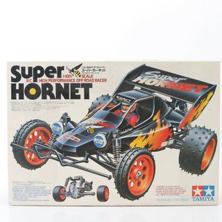 未組立品 TAMIYA タミヤ模型 スーパーホーネット 1/10スケール プラモデル ラジコン 電動RCオフロードカー 保存箱 説明書付 YYM 0314-Y25