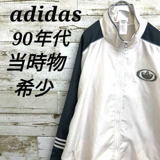 アディダス(adidas)の【k7073】USA古着アディダス90s当時物トラックジャケットナイロンテック(ナイロンジャケット)