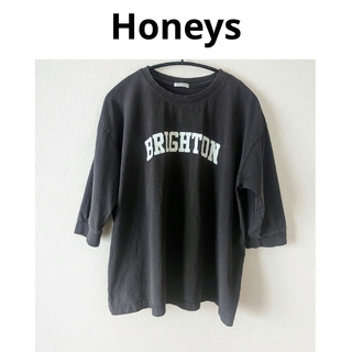Honeys◆ロゴ入りビッグTシャツ