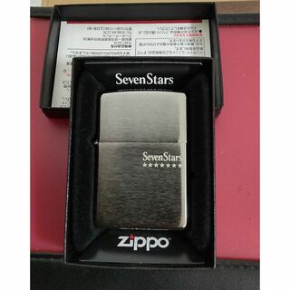 ジッポー(ZIPPO)の未使用　ZIPPO　セブンスター　SevenStars　ｼﾙﾊﾞｰ色 2016年(タバコグッズ)