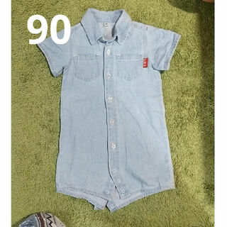 ニシマツヤ(西松屋)のロンパース ベビー サイズ90 半袖(Tシャツ/カットソー)