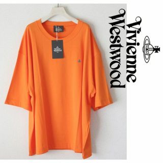 ヴィヴィアンウエストウッド(Vivienne Westwood)の新品【ヴィヴィアンウエストウッド MAN】ORB刺繍 ビッグTシャツ F(Tシャツ/カットソー(半袖/袖なし))