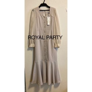 ロイヤルパーティー(ROYAL PARTY)の新品【ROYAL PARTY】シアースリーブ長袖マーメイドワンピース(ロングワンピース/マキシワンピース)