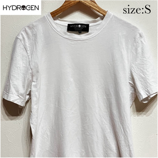 HYDROGEN - 【複数割】ハイドロゲン HYDROGEN 半袖Tシャツ　白　無地　Sサイズ
