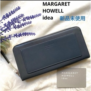 MARGARET HOWELL - 【新品】マーガレットハウエル ピルモント ラウンドファスナー 長財布 ブルー