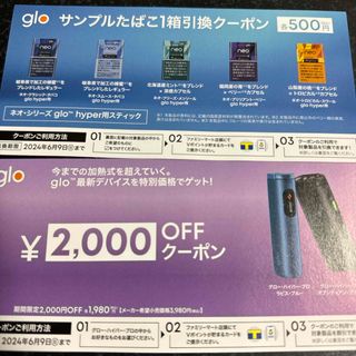 グロー(glo)のglo 引き換え券(その他)