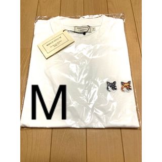 ③ M メゾンキツネ　ダブルフォックス　半袖Tシャツ　白