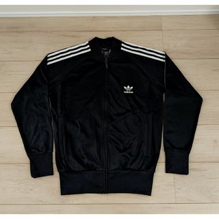 アディダス(adidas)のL 良品 adidas originals TRACK TOP ジャージ 黒(ジャージ)