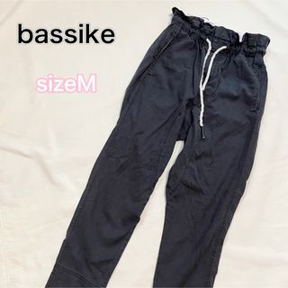 ベイシーク(bassike)のbassike イージーサルエルパンツ　ジョガー　ブラック　サイズM(サルエルパンツ)