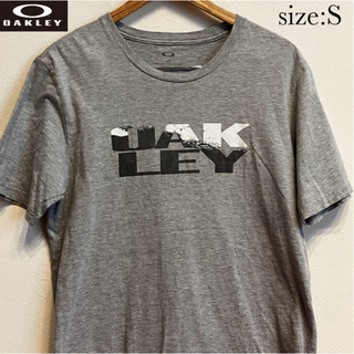 【複数割】オークリー OAKLEY 半袖Tシャツ　グレー　Sサイズ