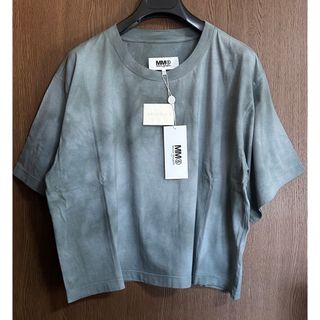 マルタンマルジェラ(Maison Martin Margiela)の新品 メゾン マルジェラ MM6 タイダイ染め ブランドロゴ パッチ Tシャツ(Tシャツ(半袖/袖なし))