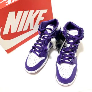 ナイキ(NIKE)のNIKE DUNK HIGH WMNS "VARSITY PURPLE" 28(スニーカー)